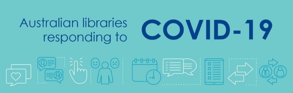 Australian libraries COVID-19 response web banner