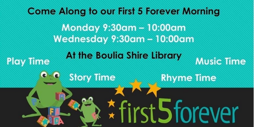 First Five Forever flyer