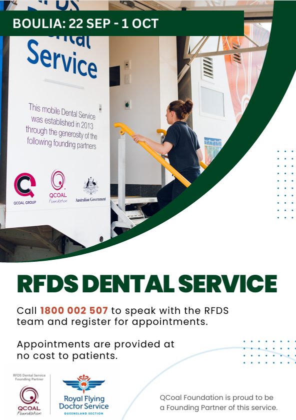 2026 RFDS Dental visit - image of flyer