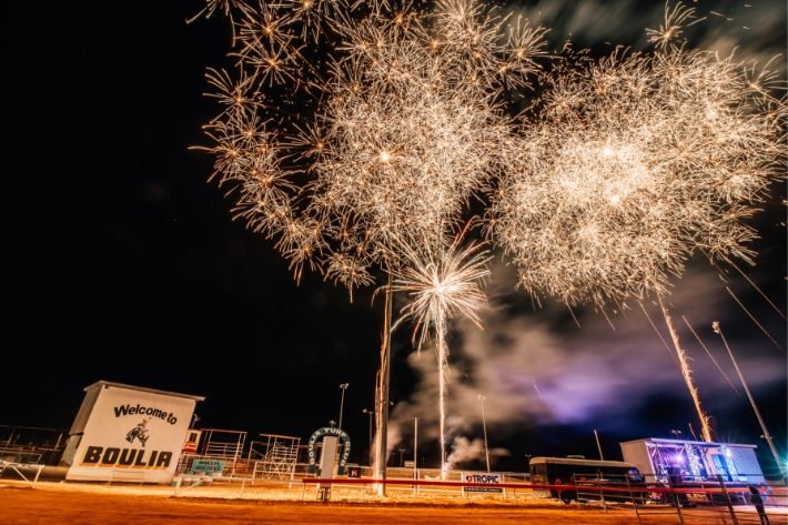 2019 Camel Races - fireworks